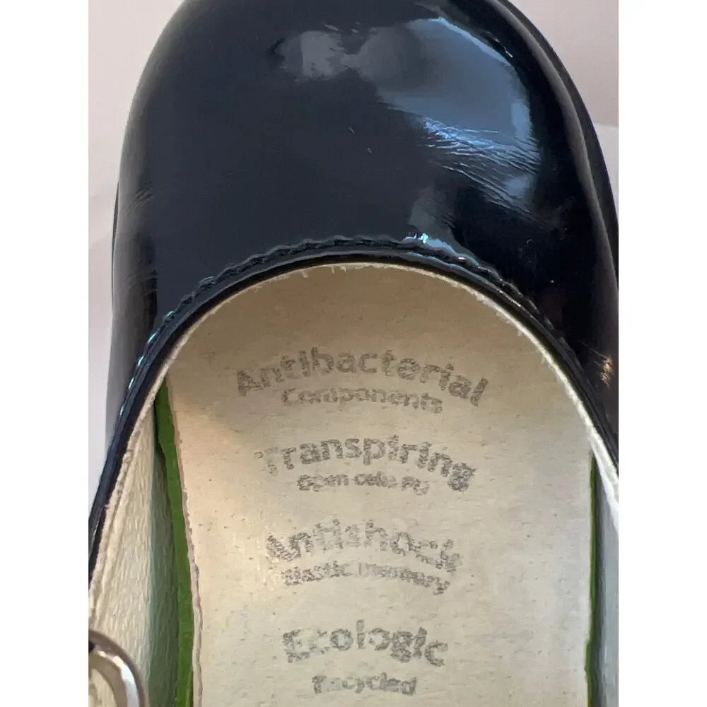 Primigi Italian Girls’ Shoes – Size 21, Black & Beige Patent Leather USA 5